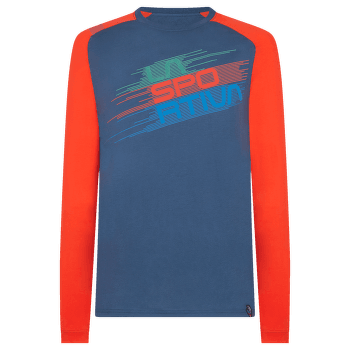 Tričko dlhý rukáv La Sportiva Stripe Evo Long Sleeve Men Opal/Poppy
