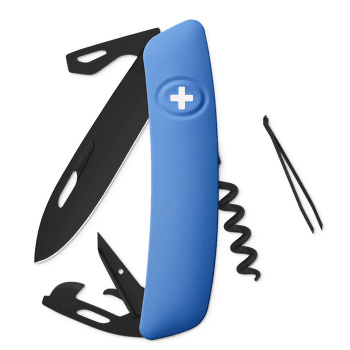 Nůž Swiza D03 Allblack Standard Blue