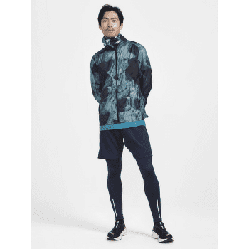 Bunda Craft ADV Essence Wind Jacket Men černá se zelenou