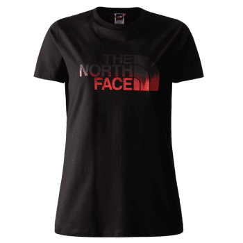 Tričko krátky rukáv The North Face Easy S/S Tee TNF BLACK/FIERY RED DIP