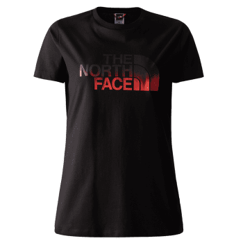 Triko krátký rukáv The North Face Easy S/S Tee TNF BLACK/FIERY RED DIP