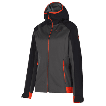 Bunda La Sportiva MACNAS SOFTSHELL Jacket Women Carbon/Cherry Tomato