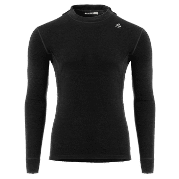 Mikina Aclima WarmWool hoodsweater V2 Men Jet Black