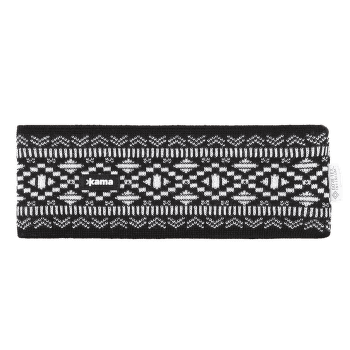 Čelenka Kama Knitted Merino headband Kama CW74 black 110