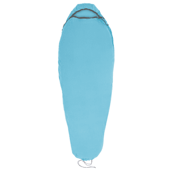 Vložka do spacáku Sea to Summit Breeze Sleeping Bag Liner - Mummy w/ Drawcord - Compact Blue Atoll