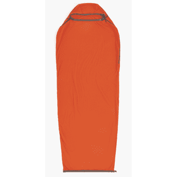 Vložka do spacáku Sea to Summit Reactor Fleece Sleeping Bag Liner - Mummy w/ Drawcord - Compact Picante Red
