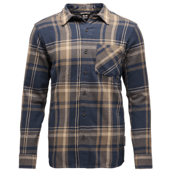 Košile dlouhý rukáv Black Diamond Project Flannel Men Charcoal-Walnut Plaid