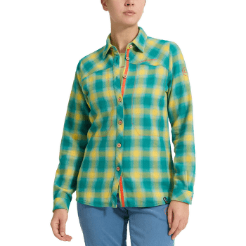 Košile dlouhý rukáv La Sportiva Rambler Flannel Shirt Women Black/Cherry Tomato