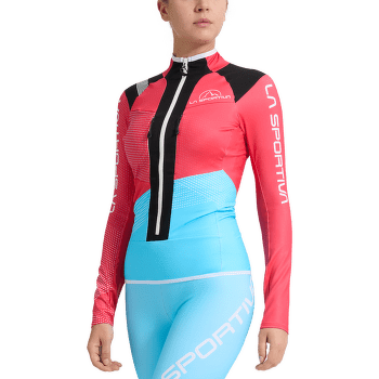 Bunda La Sportiva STRATOS VI Racing Jacket Women Hibiscus/Malibu Blue