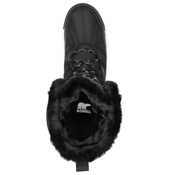 Topánky Sorel Whitney™ II Plus Tall Lace WP Black, Sea Salt 010