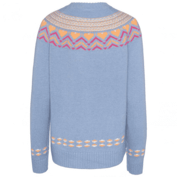 Sveter Kari Traa Sundve Knit PASTEL LIGHT BLUE