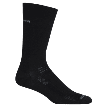 Ponožky Icebreaker Hike Ultra Light Liner Crew Men Black001