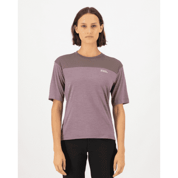 Triko krátký rukáv Mons Royale Diversion Merino Bike Jersey Short Sleeve Mauve / Iron