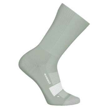 Ponožky Mammut All-Mountain Targeted Cushion Merino Crew Socks 1315 silver sage-white