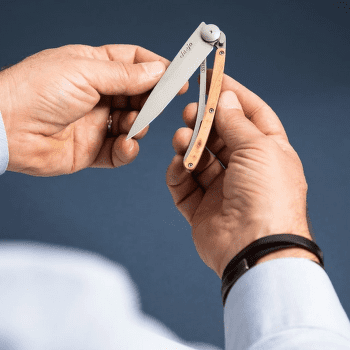 Nůž Deejo Deejo Olive Wood Natural 27g