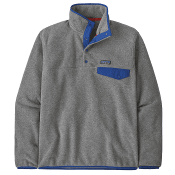 Mikina Patagonia Lightweight Synch Snap-T Pullover Men Nickel w/Clement Blue
