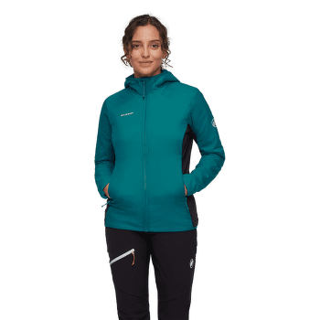Bunda Mammut Rime Light IN Hybrid Hooded Jacket Women black 0001