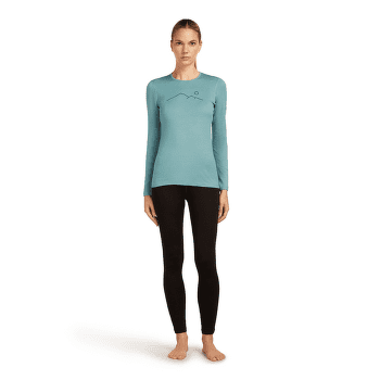 Triko dlouhý rukáv Icebreaker Merino 200 Oasis LS Crewe Rainer Ridge Women SUMMIT