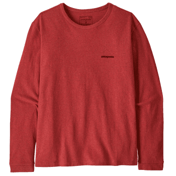 Tričko dlhý rukáv Patagonia Long-Sleeved P-6 Logo Women Potters Red
