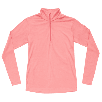 Triko dlouhý rukáv Devold Breeze Plus Merino 200 Zip Neck Women 070A APRICOT