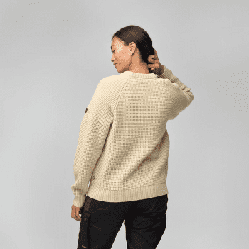 Svetr Fjällräven Övik Waffle Knit Women Light Beige
