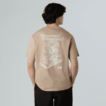 Triko krátký rukáv The North Face CONNECT RELAXED SS TEE-GRAPHIC Men WHITE DUNE