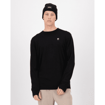 Triko dlouhý rukáv Mons Royale Yotei Classic Long Sleeve Men Black
