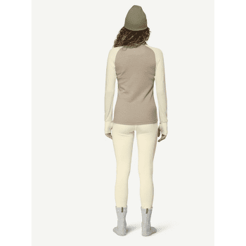 Pulover Devold Expedition Merino Silk Zip Women 000B  OFFWHITE/STONE