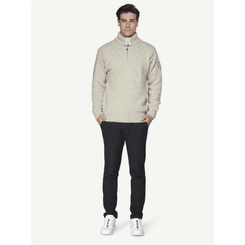 Pulóver (3/4 zapínanie) Devold Nansen Sweater Zip Neck Men 770A GREY MELANGE