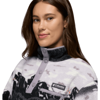 Mikina Columbia Helvetia™ II Printed Cropped Half Snap Women Shale Purple Sisters, Shale Purple 554