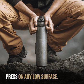 Filter Grayl GeoPress Purifier Titanium Bottle Covert Black