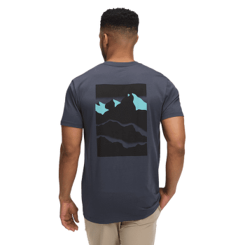 Tričko krátky rukáv Black Diamond Mountainscape SS Tee Men Agave