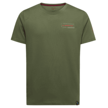 Triko krátký rukáv La Sportiva MANTRA T-SHIRT Men Cypress/Mountain Red