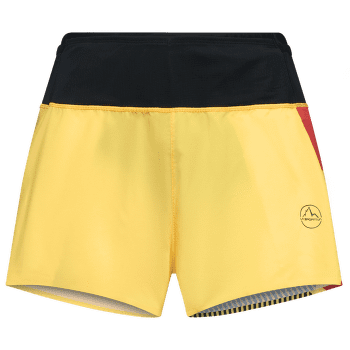 Kraťasy La Sportiva FLOW 3" SHORT Men Black/Yellow