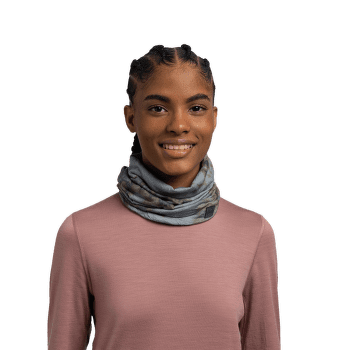 Šátek Buff Merino Lightweight Tye Dye DYE BURGUNDY