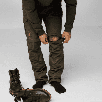 Nohavice Fjällräven KARL PRO ZIP-OFF TROUSERS Men Suede Brown