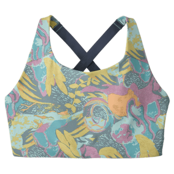 Podprsenka Patagonia Shadowlite High-Impact Adjustable Bra Moon Tripper: Blue Sage