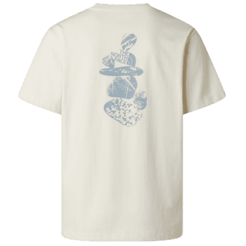 Tričko krátky rukáv The North Face Stones Relaxed Short Sleeve Tee-Graphic Men WHITE DUNE