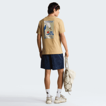 Tričko krátky rukáv The North Face Mountain Celebration Regular SS Tee - Graphic Men Khaki Stone