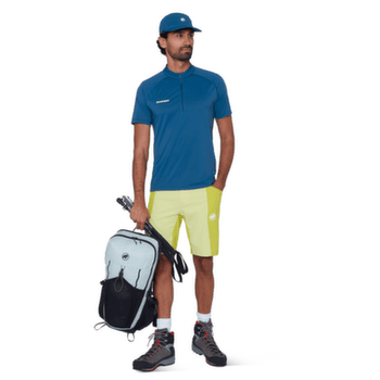 Tričko krátky rukáv Mammut DUCAN FL HALF ZIP T-SHIRT MEN 50665 tschiel