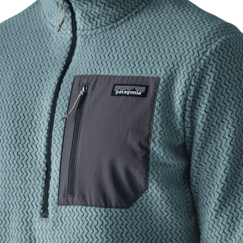 Pulóver Patagonia R1 Air Zip Neck Men Blue Sage