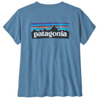 Tričko krátky rukáv Patagonia P-6 Logo Responsibili-Tee Women Shore Blue
