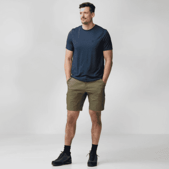 Tričko krátky rukáv Fjällräven ABISKO LITE SS MEN Grey-Melange