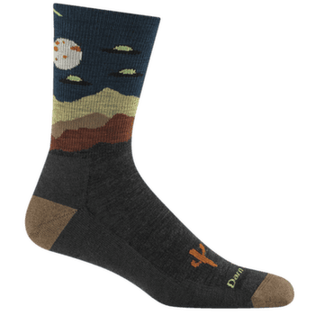 Ponožky Darn Tough Spaced Out Micro Crew Lightweight With Cushion CHARCOAL