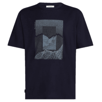 Triko krátký rukáv Icebreaker Merino 150 Tech Lite SS Relaxed Tee Mountain Shift Men Midnight Navy