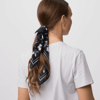 Čelenka Fjällräven FJÄLLBLOMSTER BANDANA Dark Navy