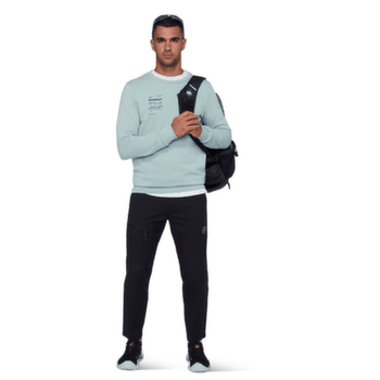 Mikina Mammut MAMMUT CORE ML CREW NECK MEN VERT nebla