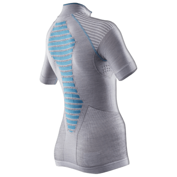 Tričko krátky rukáv X-Bionic Apani® Merino By X-Bionic® Outdoor Shirt Women White/Grey/Turquoise
