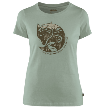 Triko krátký rukáv Fjällräven Arctic Fox Print T-Shirt Women Sage Green