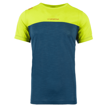 Crunch T-Shirt Men Opal/Apple Green